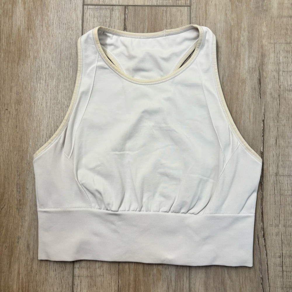 lululemon Ebb to Train Women's White Sports Bra